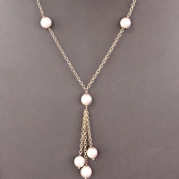 Akoya Pearl Necklace 14k Gold 8.5-8 mm 18" Women Certified $2,950 721470 - Picture 1 of 8